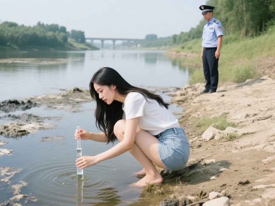 水污染生態(tài)環(huán)境應急執(zhí)法現(xiàn)場圖