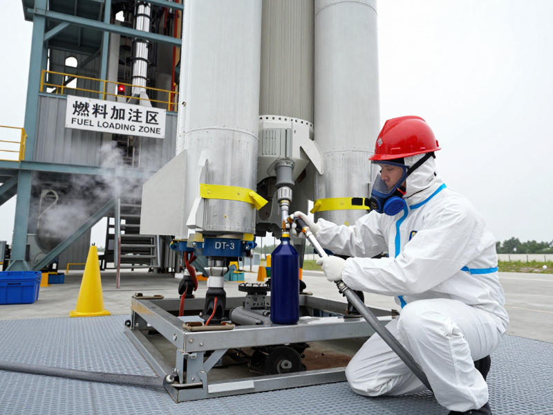 單推三（DT-3）燃料加注中
